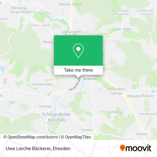 Карта Uwe Lerche Bäckerei