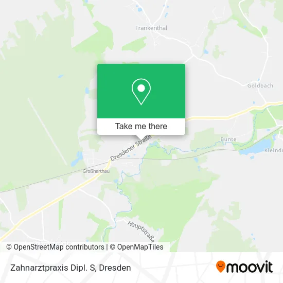 Карта Zahnarztpraxis Dipl. S