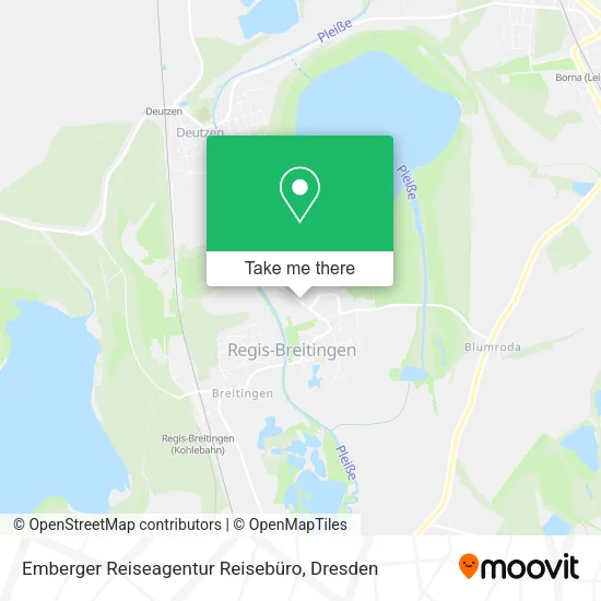 Карта Emberger Reiseagentur Reisebüro