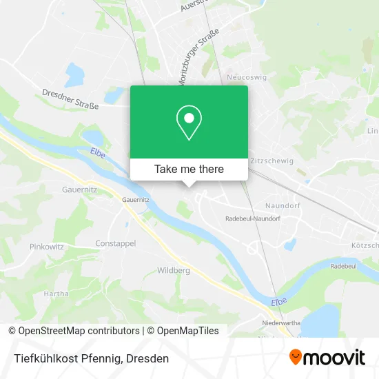 Карта Tiefkühlkost Pfennig