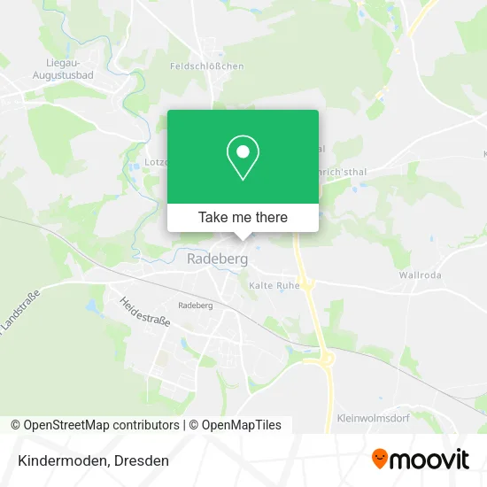 Карта Kindermoden