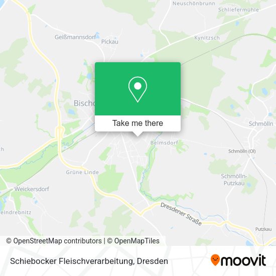 Карта Schiebocker Fleischverarbeitung