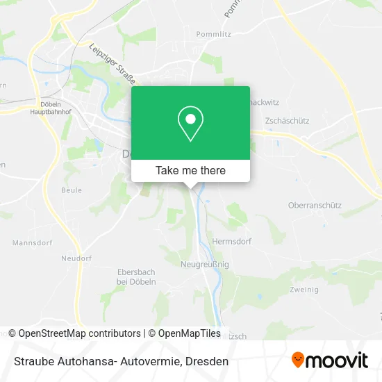 Карта Straube Autohansa- Autovermie