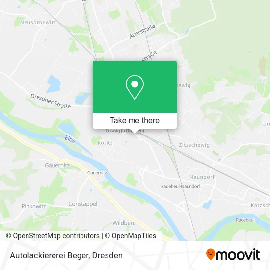 Карта Autolackiererei Beger