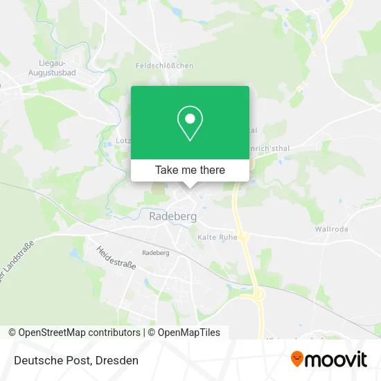 Карта Deutsche Post