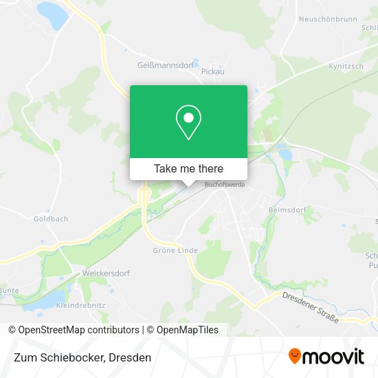 Карта Zum Schiebocker