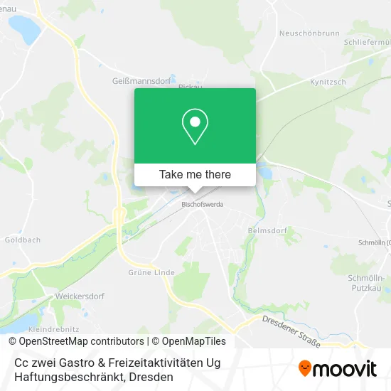 Карта Cc zwei Gastro & Freizeitaktivitäten Ug Haftungsbeschränkt