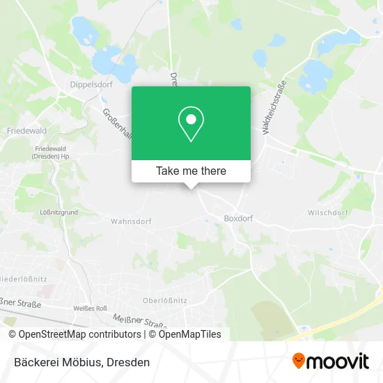 Карта Bäckerei Möbius