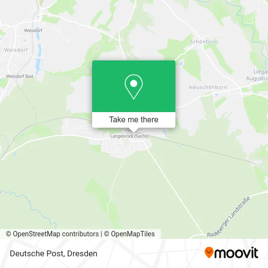 Карта Deutsche Post