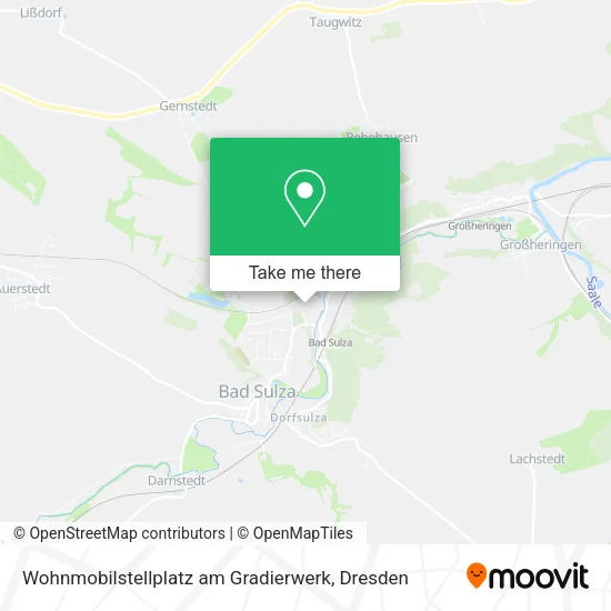 Карта Wohnmobilstellplatz am Gradierwerk