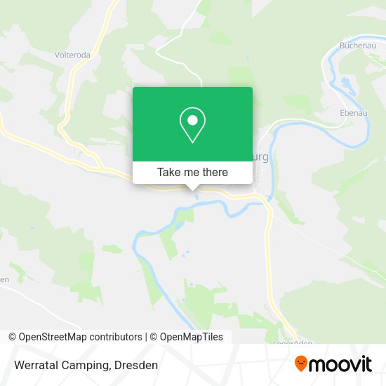Карта Werratal Camping