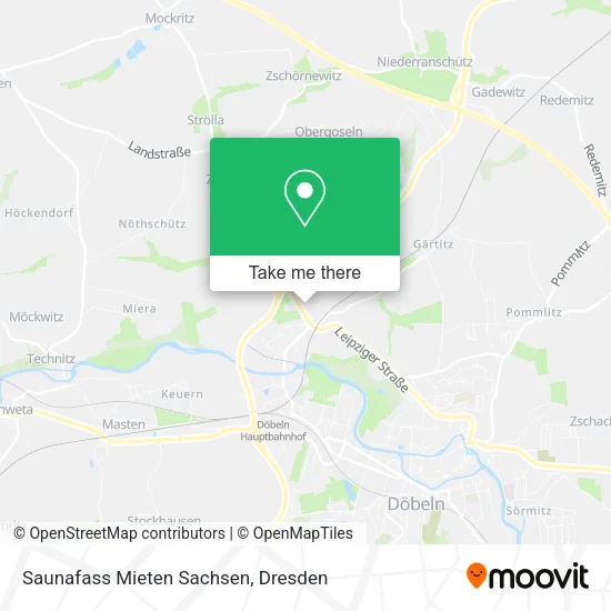 Карта Saunafass Mieten Sachsen