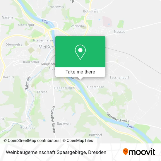 Weinbaugemeinschaft Spaargebirge map