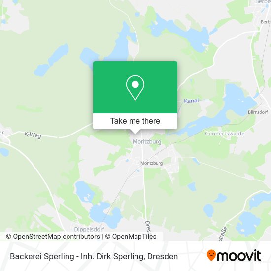 Карта Backerei Sperling - Inh. Dirk Sperling