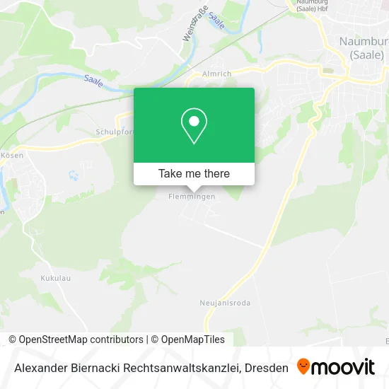 Карта Alexander Biernacki Rechtsanwaltskanzlei