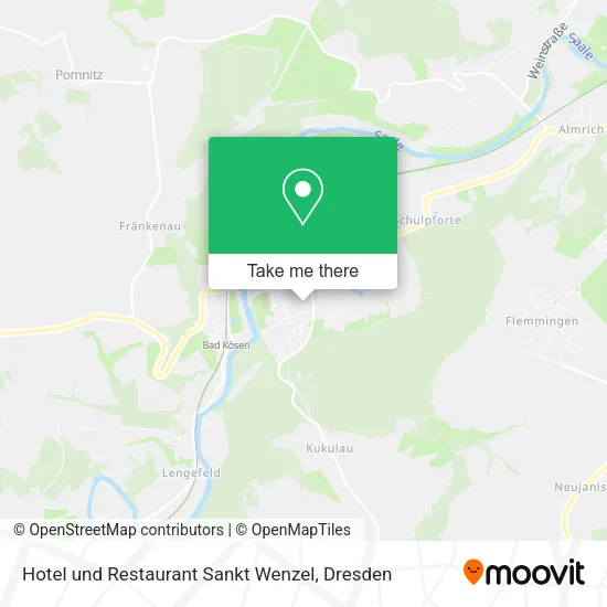 Карта Hotel und Restaurant Sankt Wenzel