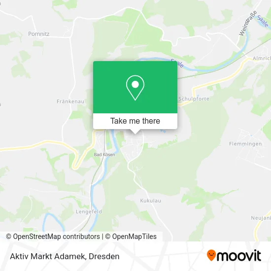 Aktiv Markt Adamek map