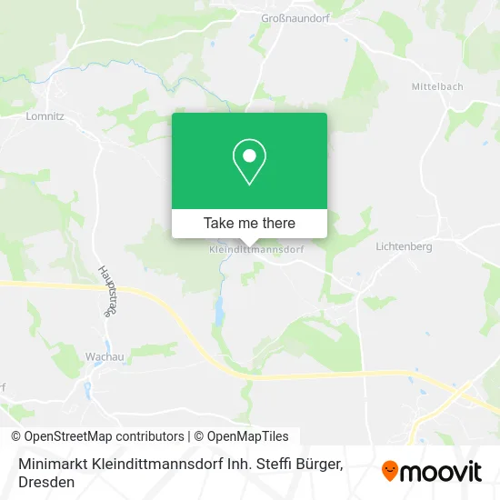 Карта Minimarkt Kleindittmannsdorf Inh. Steffi Bürger