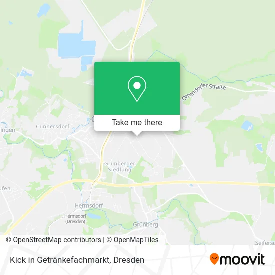 Карта Kick in Getränkefachmarkt