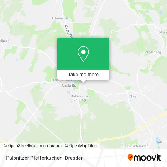 Pulsnitzer Pfefferkuchen map