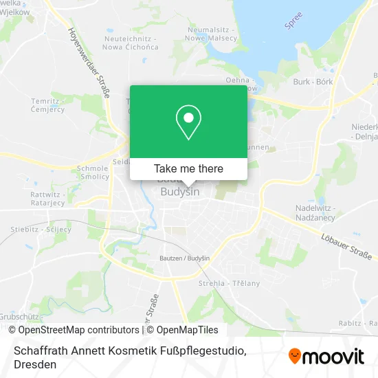 Карта Schaffrath Annett Kosmetik Fußpflegestudio