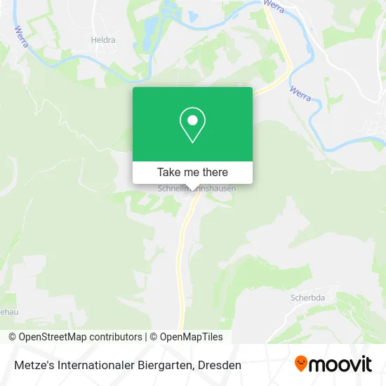 Карта Metze's Internationaler Biergarten