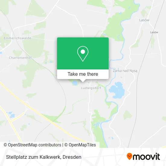 Карта Stellplatz zum Kalkwerk