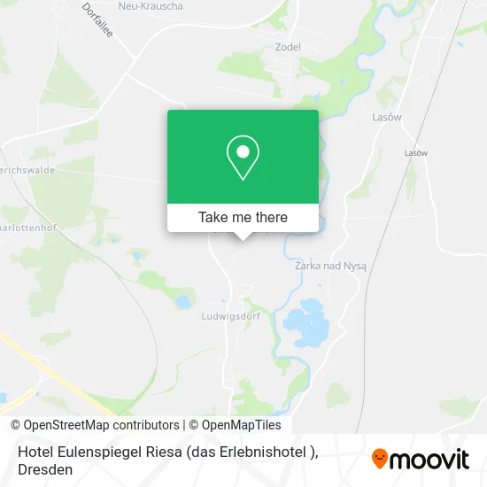 Карта Hotel Eulenspiegel Riesa (das Erlebnishotel )