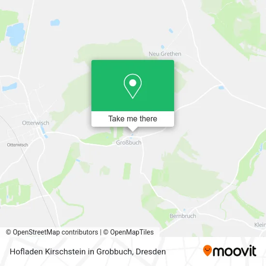Карта Hofladen Kirschstein in Grobbuch