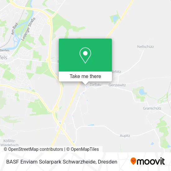 Карта BASF Enviam Solarpark Schwarzheide