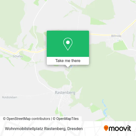 Карта Wohnmobilstellplatz Rastenberg