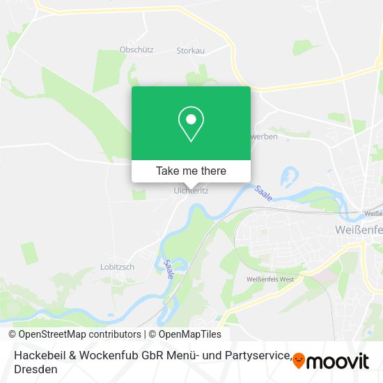 Карта Hackebeil & Wockenfub GbR Menü- und Partyservice