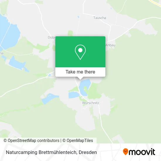 Карта Naturcamping Brettmühlenteich
