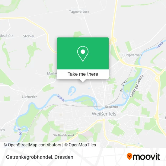 Карта Getrankegrobhandel