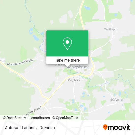 Autorast Laubnitz map