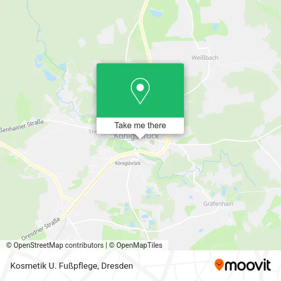 Карта Kosmetik U. Fußpflege
