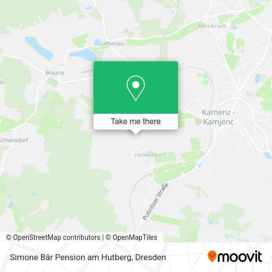 Карта Simone Bär Pension am Hutberg