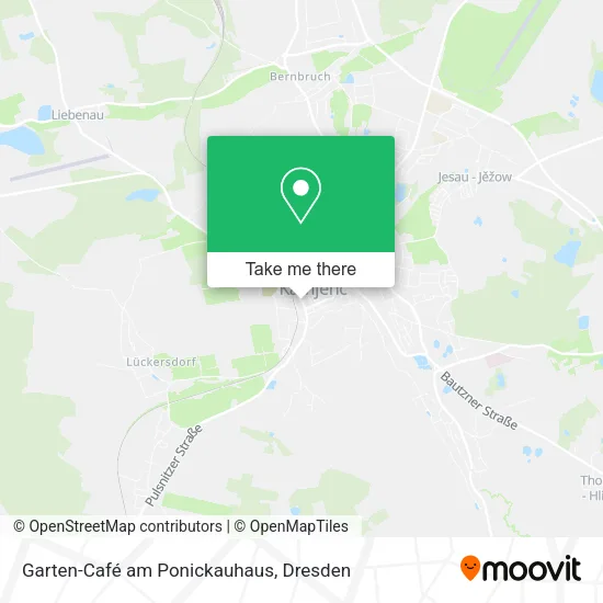 Карта Garten-Café am Ponickauhaus