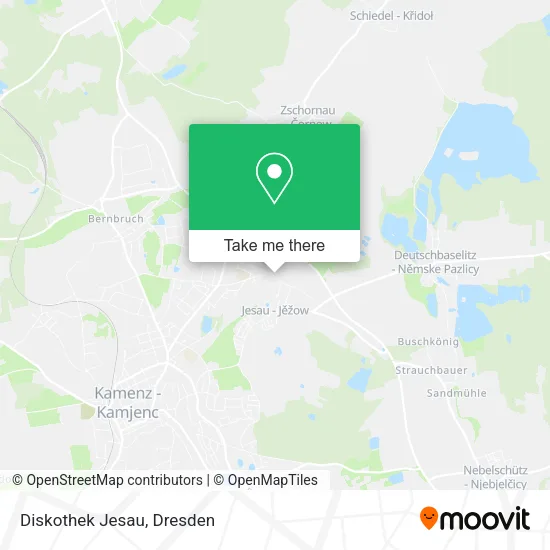 Карта Diskothek Jesau