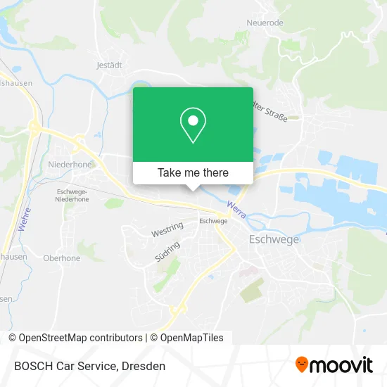 BOSCH Car Service map