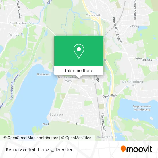 Карта Kameraverleih Leipzig