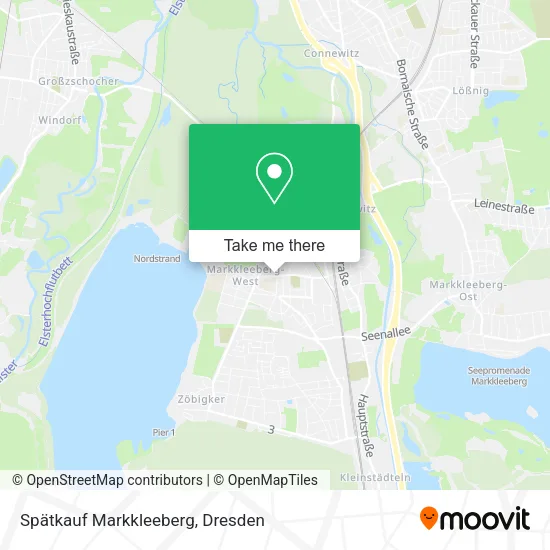 Карта Spätkauf Markkleeberg
