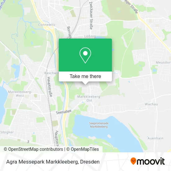 Agra Messepark Markkleeberg map