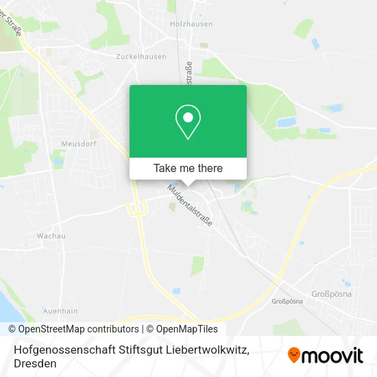 Карта Hofgenossenschaft Stiftsgut Liebertwolkwitz