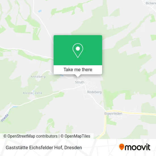 Карта Gaststätte Eichsfelder Hof