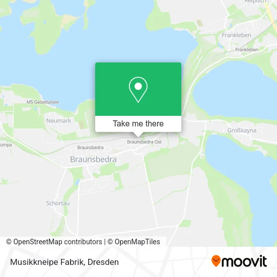 Карта Musikkneipe Fabrik