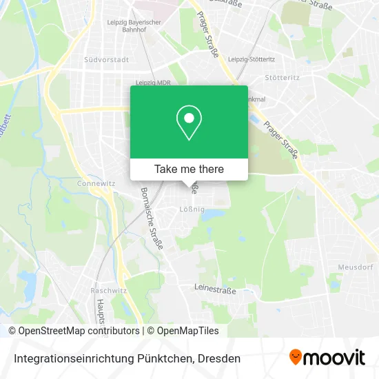 Карта Integrationseinrichtung Pünktchen