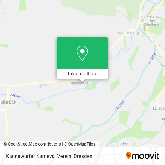 Карта Kannawurfer Karneval Verein