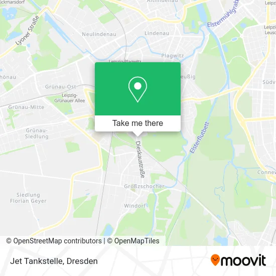 Карта Jet Tankstelle