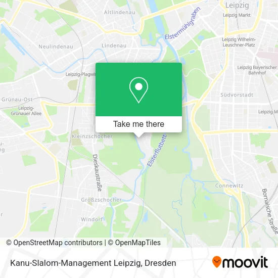 Карта Kanu-Slalom-Management Leipzig